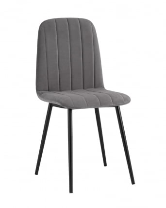 Стул Еасй велюр Темно-серый / Easy_0